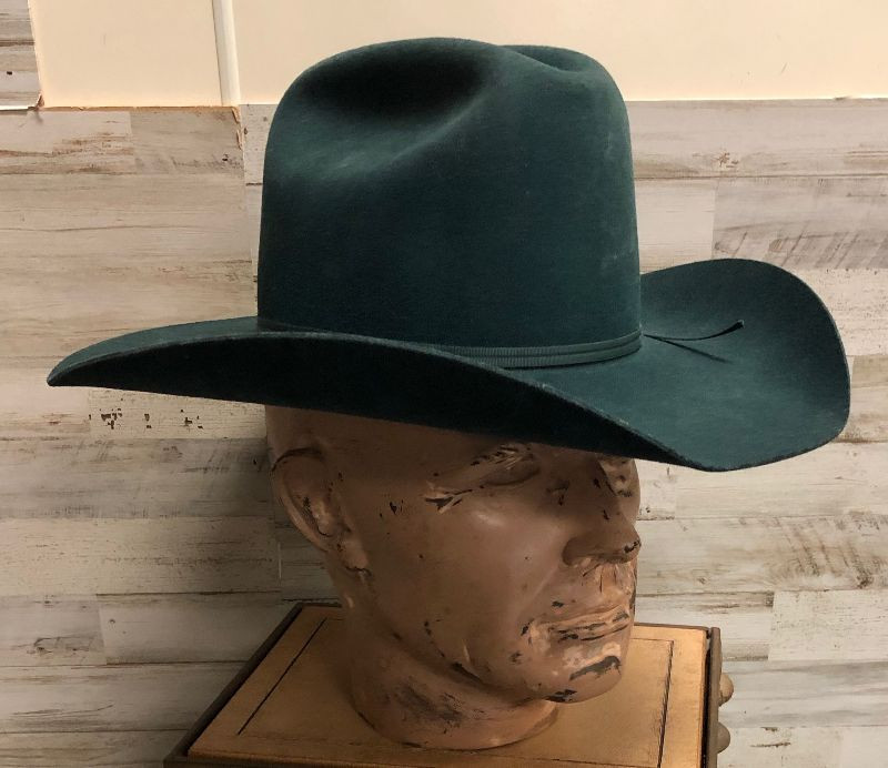 Dark green hot sale cowboy hat