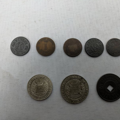Vintage 8 Sales Tax Coins