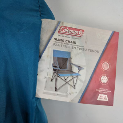 Coleman Blue Sling Chair