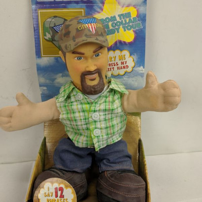 Larry The Cable Guy  Talking Doll