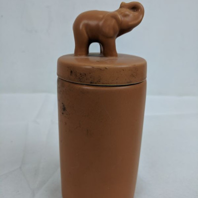Ceramic Elephant Container