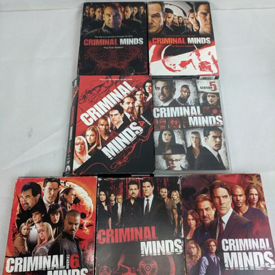 Criminal Minds: 1, 2, 4, 5, 6, 7, and 10 Seasons
