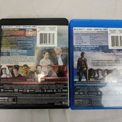 Star Wars: The Force Awakens & Rogue One Blu-Ray Discs