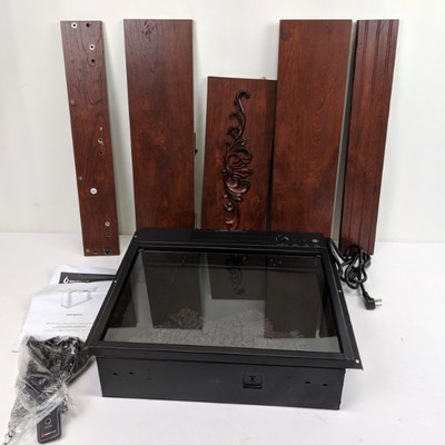 Bold Flame 28 inch Electric Fireplace Heater, Chestnut - SEE DESCRIPTION