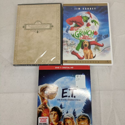 3 Family Movies: Mr. Krueger's Christmas - E.T.
