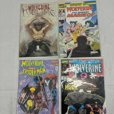 4 Wolverine Comics: Wolverine Killing - Wolverine and the Incredible Hulk