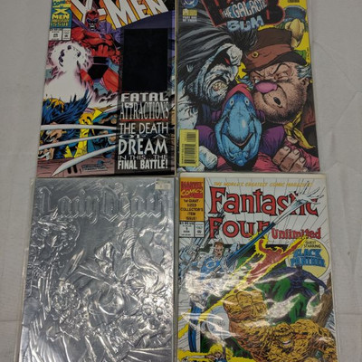 4 Misc Comics: X-Men - Fantastic Four Unlimited