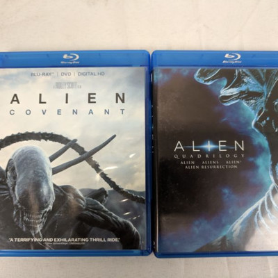 2 Blu-Rays: Alien Covenant - Alien Quadrilogy R Rated