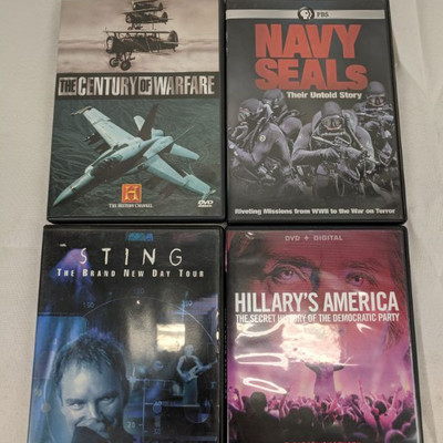 4 Documentary Movies: Navy Seals - Hillary's America Unrated