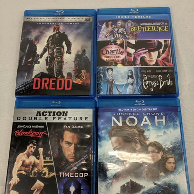 4 Blu-Rays: Dredd - Noah PG-13