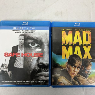 2 Blu-Rays: Safe House & Mad Max