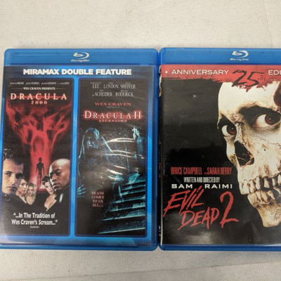 2 Blu-Rays: Miramax Double Feature & Evil Dead 2 R Rated