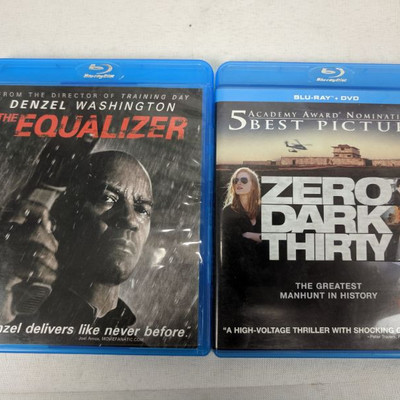 2 Blu-Rays: Equalizer & Zero Dark Thirty R Rated