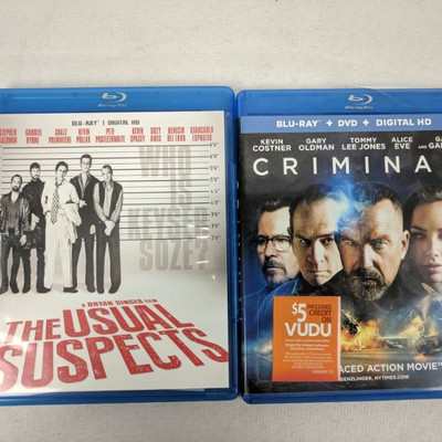 2 Blu-Rays: Usual Suspects - Criminal R Rated