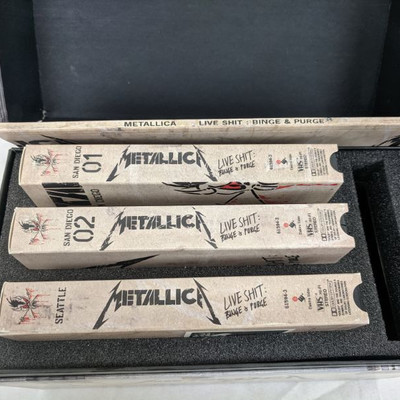 Metallica Live Shit: Binge and Purge VHS & Book