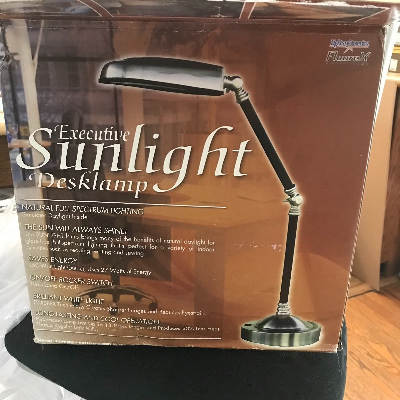 Lot 249 Executive Sunlight Desk Lamp Estatesales Org