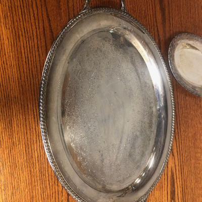 Lot 49 Silver plated serving ware
