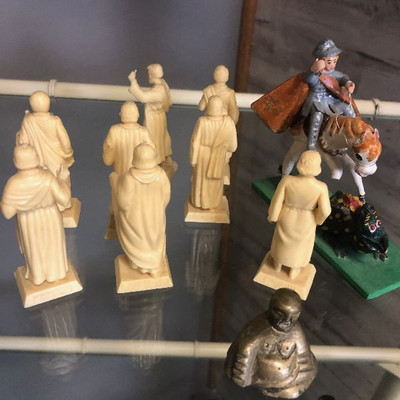 Lot 50 Apostles, buddha and figurines