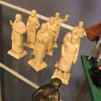 Lot 50 Apostles, buddha and figurines