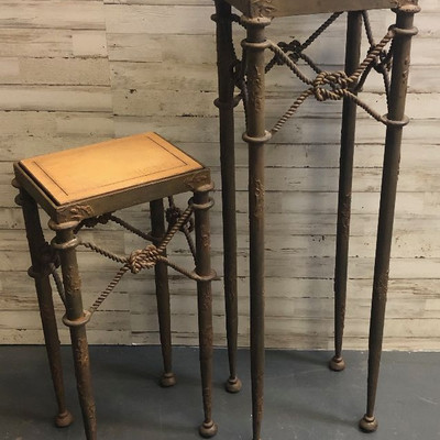 Lot 57 -  2 Iron Tables 