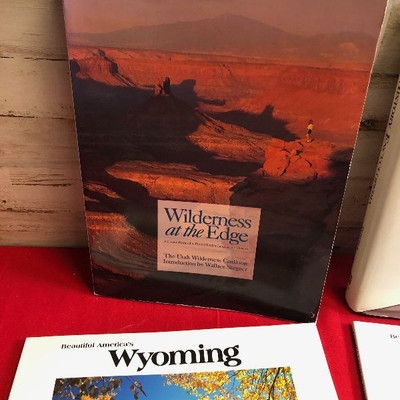 Lot 110 Utah and western themed coffee table books