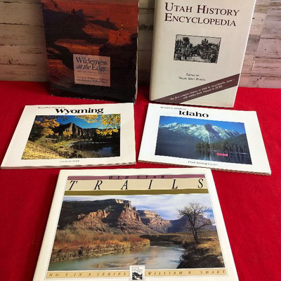 Lot 110 Utah and western themed coffee table books