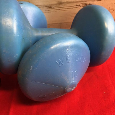 Lot 143 Weights - 4 pound and 10 pound 