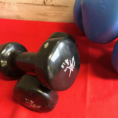 Lot 143 Weights - 4 pound and 10 pound 