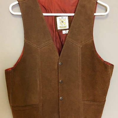 Lot 156 Men's fine Leather Western Style Vest 