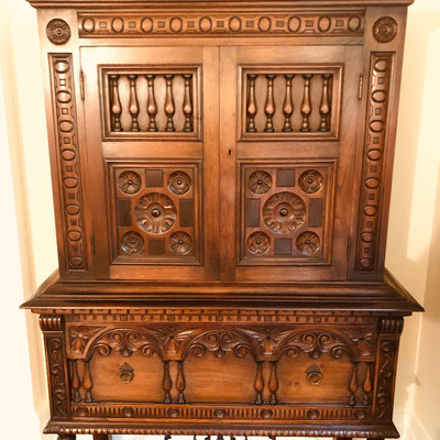 Hudson River Revival Style Cabinet