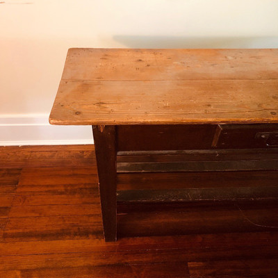Rustic console table Irish antique