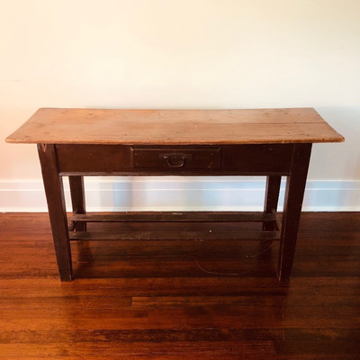 Rustic console table Irish antique