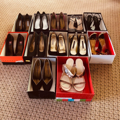 Lot of 11 pairs of designer shoes - size 7-1/2