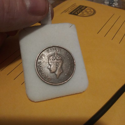 One Quarter Anna 1940 Coin 