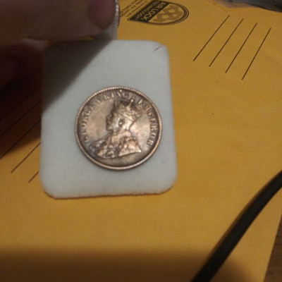1935 one Quarter Anna India Coin