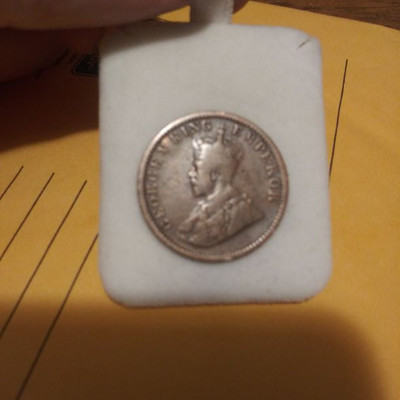 1935 One Quarter Anna India Coin 