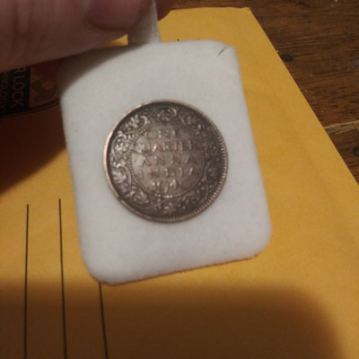 1940 One Quarter Anna India Coin 