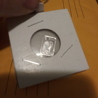 One Gram of 999 Silver 