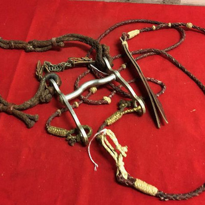 Lot 179 Horse Bits and Reins Leather is dry
