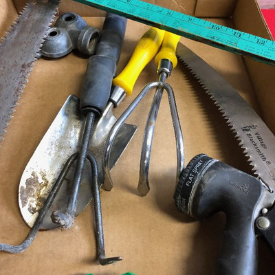 Lot 219 Hand Gardening tools and saws