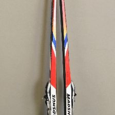 Lot 228  - 155 cm Madshus skis, Rossignol Bindings 