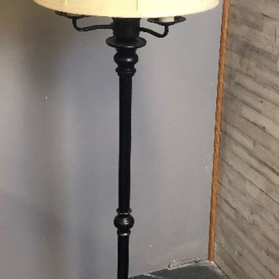 Lot 229 - Floor Lamp- antique bronze finish 
