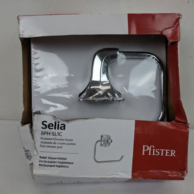 Selia BPH-SL1C Polished Chrome Finish Towel Ring - New
