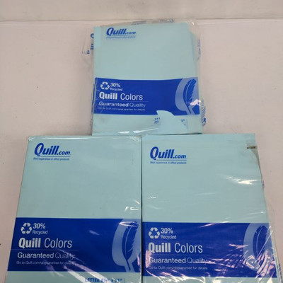 Quill Colors Paper, Blue, 8.5