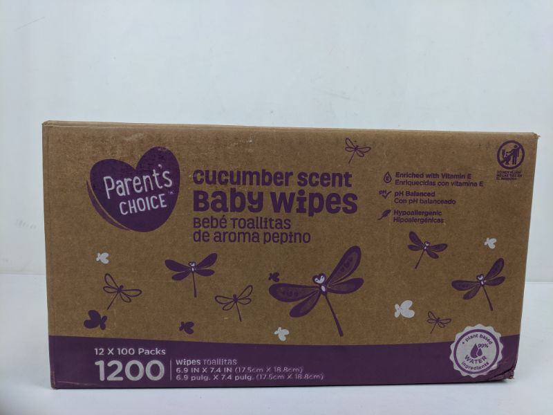 parents choice cucumber baby wipes