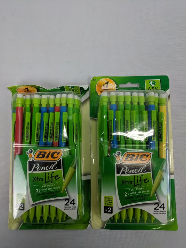 Bic Pencil Mechanical 24 Pack, Set of 2 New