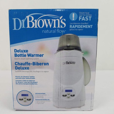 Dr Brown's Natural Flow Deluxe Bottle Warmer, Factory Sealed - New