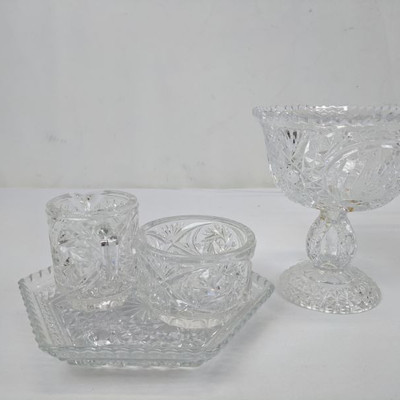 Vintage Cut Crystal Glass