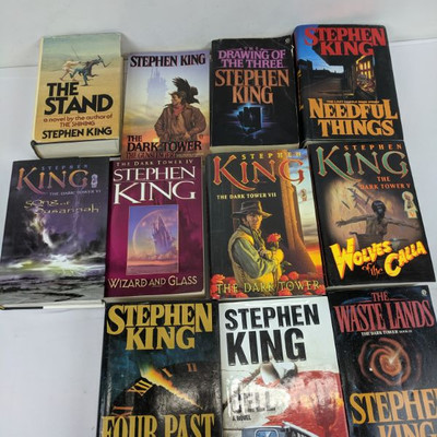 11 Stephen King Hardcover Books