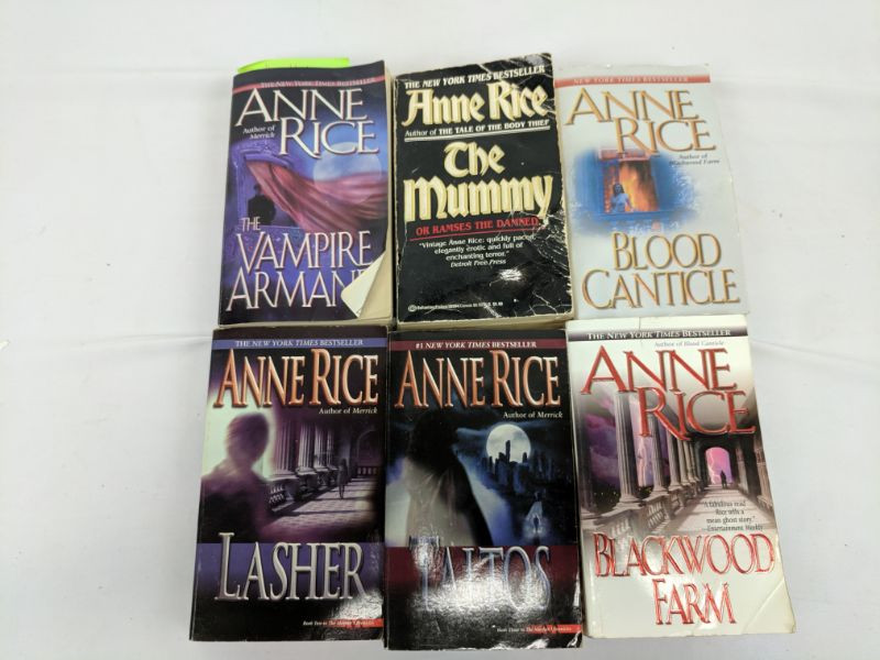 6 Anne Rice Books | EstateSales.org